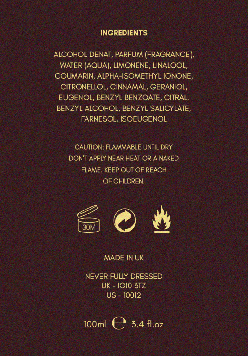 Never Fully Dressed EDP 001 - Travel Size 10ml
