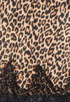 Never Fully Dressed Leopard Lace Maeva Midi Skirt - Leopard