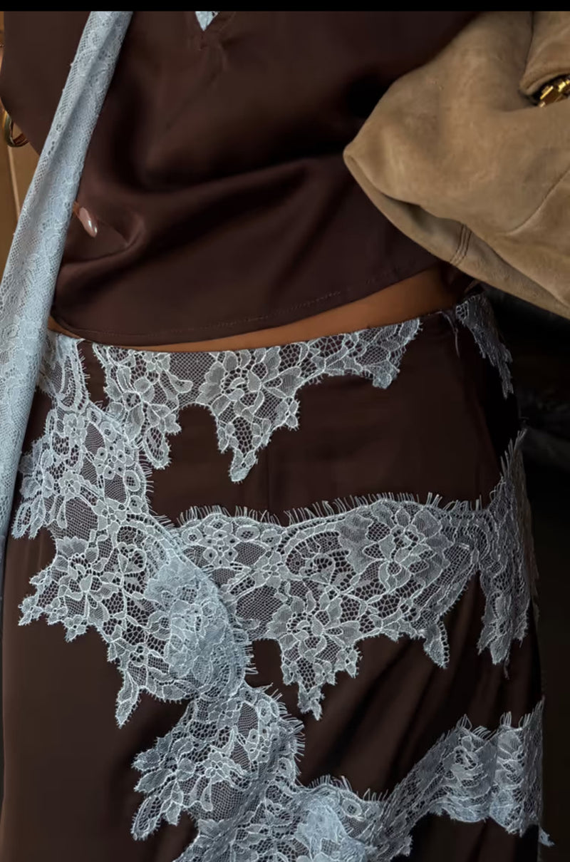 Never Fully Dressed Lily Skirt - Chocolate