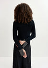Essentiel Antwerp Gomi Pullover With Rhinestone-Embellished Cuffs - 25 Year Exclusive - Black