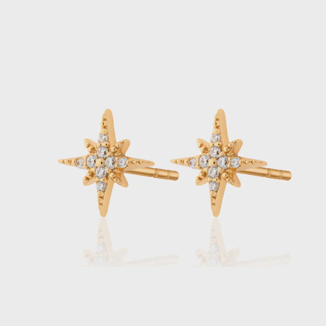 Scream Pretty Stardust Stud Earrings - Gold