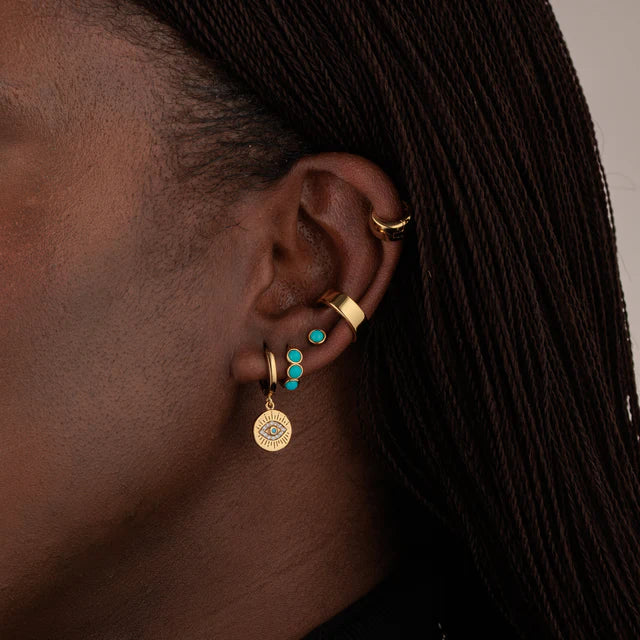 Scream Pretty Wide Single Ear Cuff - Gold