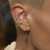 Scream Pretty Slim Sparkling Single Ear Cuff - Gold