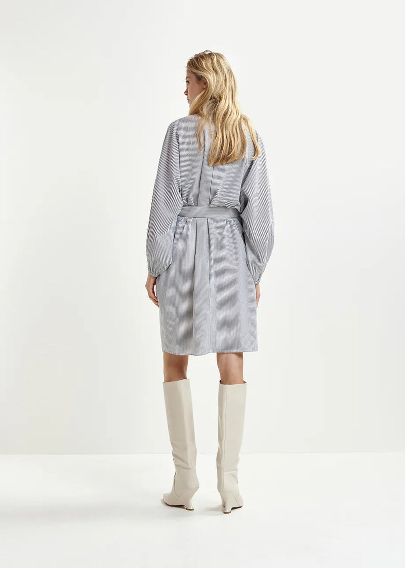 Essentiel Antwerp Hagittarius Shirt Dress - Black/Red/White