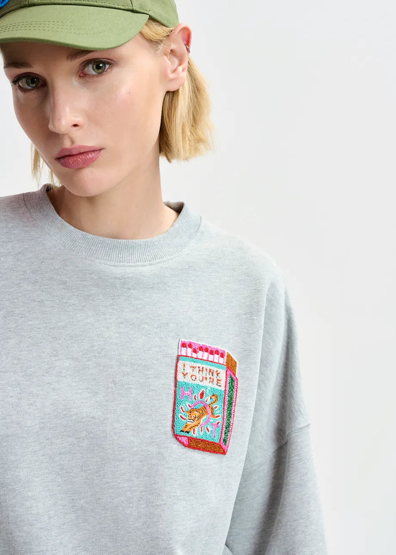 Essentiel Antwerp Hallumettes Sweatshirt - Grey