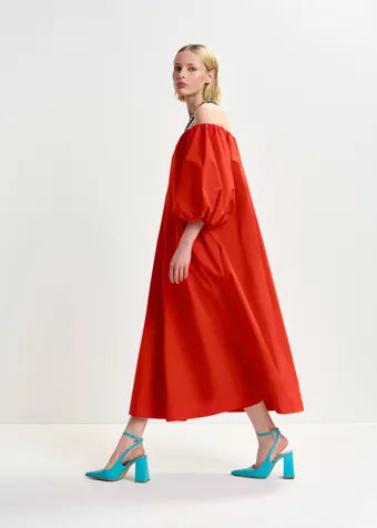 Essentiel Antwerp Hamille Midi Dress - True Red