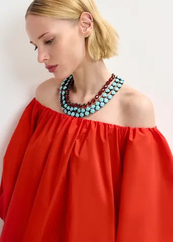 Essentiel Antwerp Hamille Midi Dress - True Red