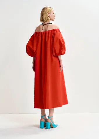 Essentiel Antwerp Hamille Midi Dress - True Red