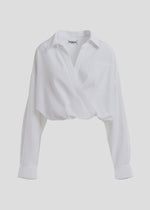 Essentiel Antwerp Hare Wrap Effect Blouse - White