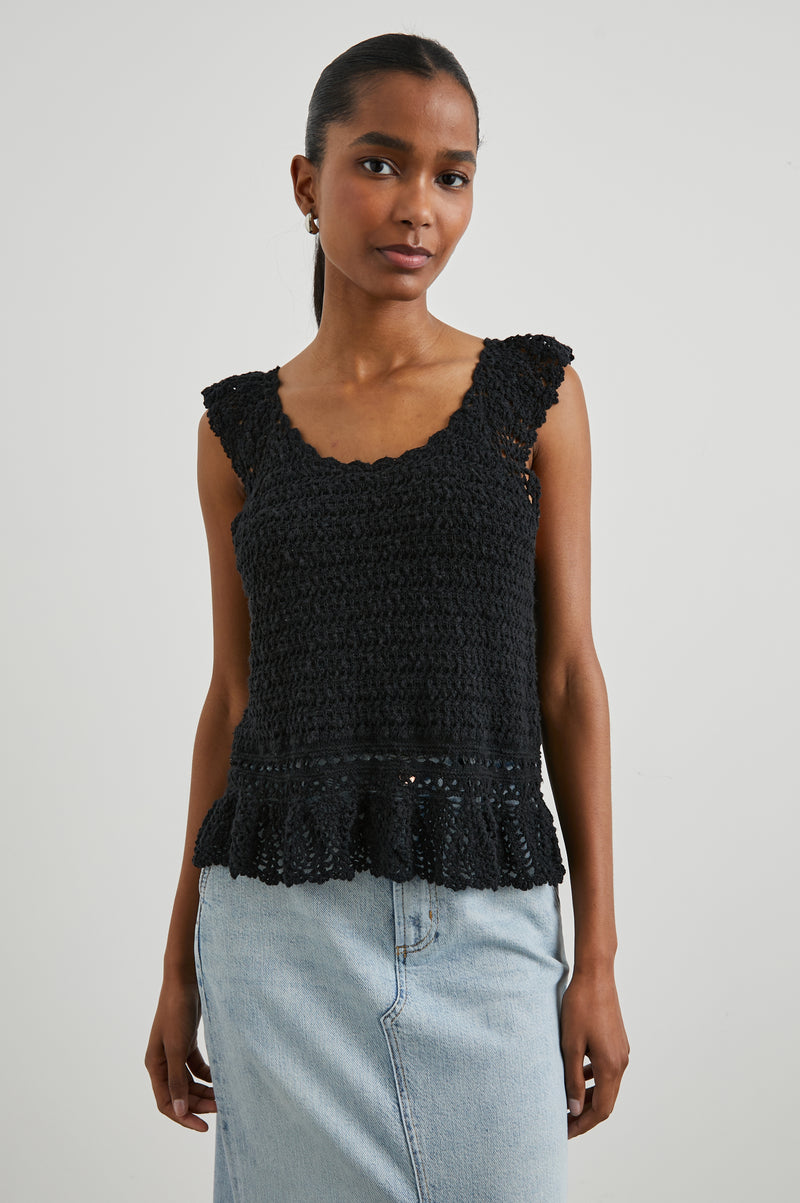 Rails Hattie Top - Black