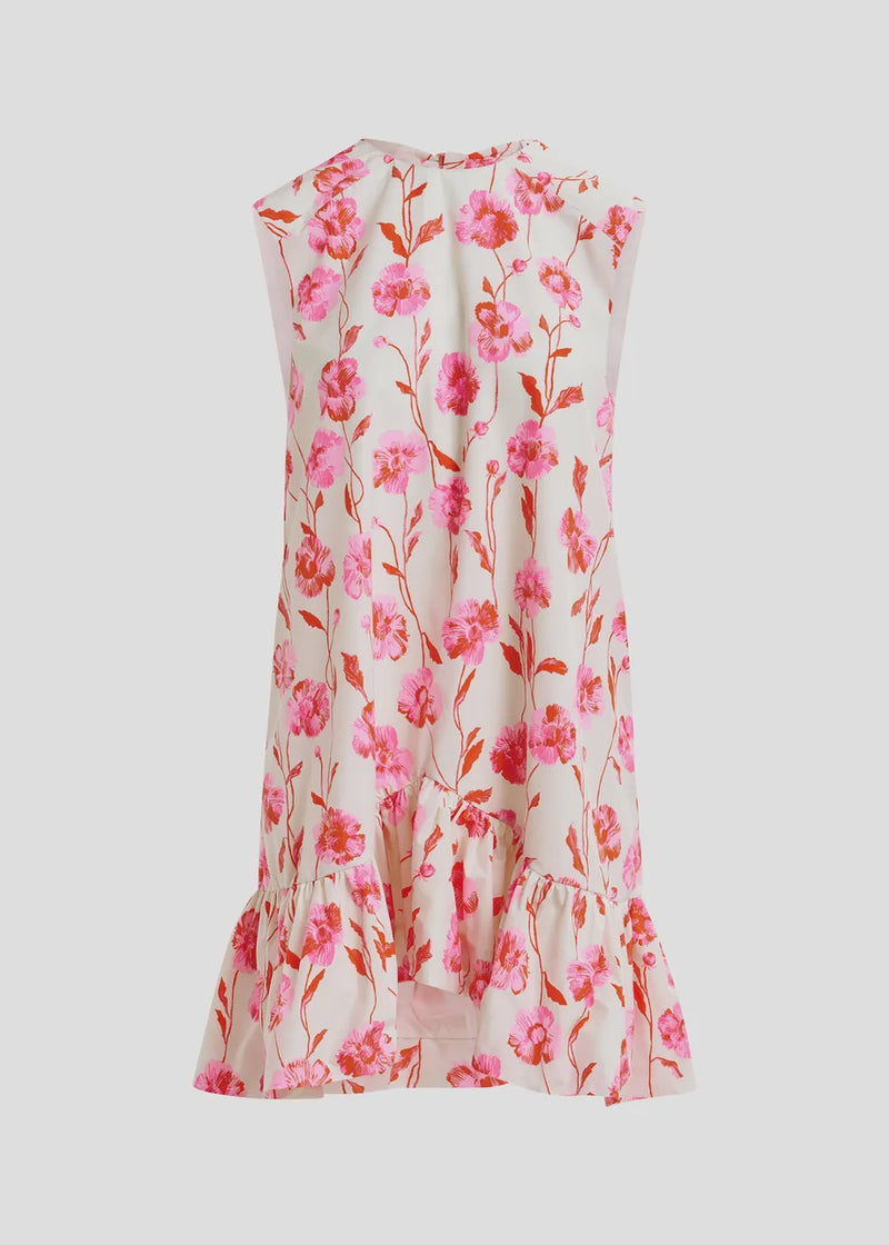 Essentiel Antwerp Hibernate Minidress - White/Red/Pink
