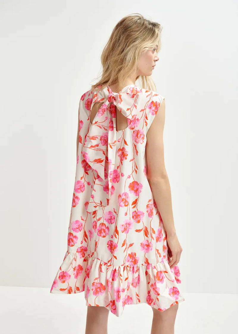 Essentiel Antwerp Hibernate Minidress - White/Red/Pink