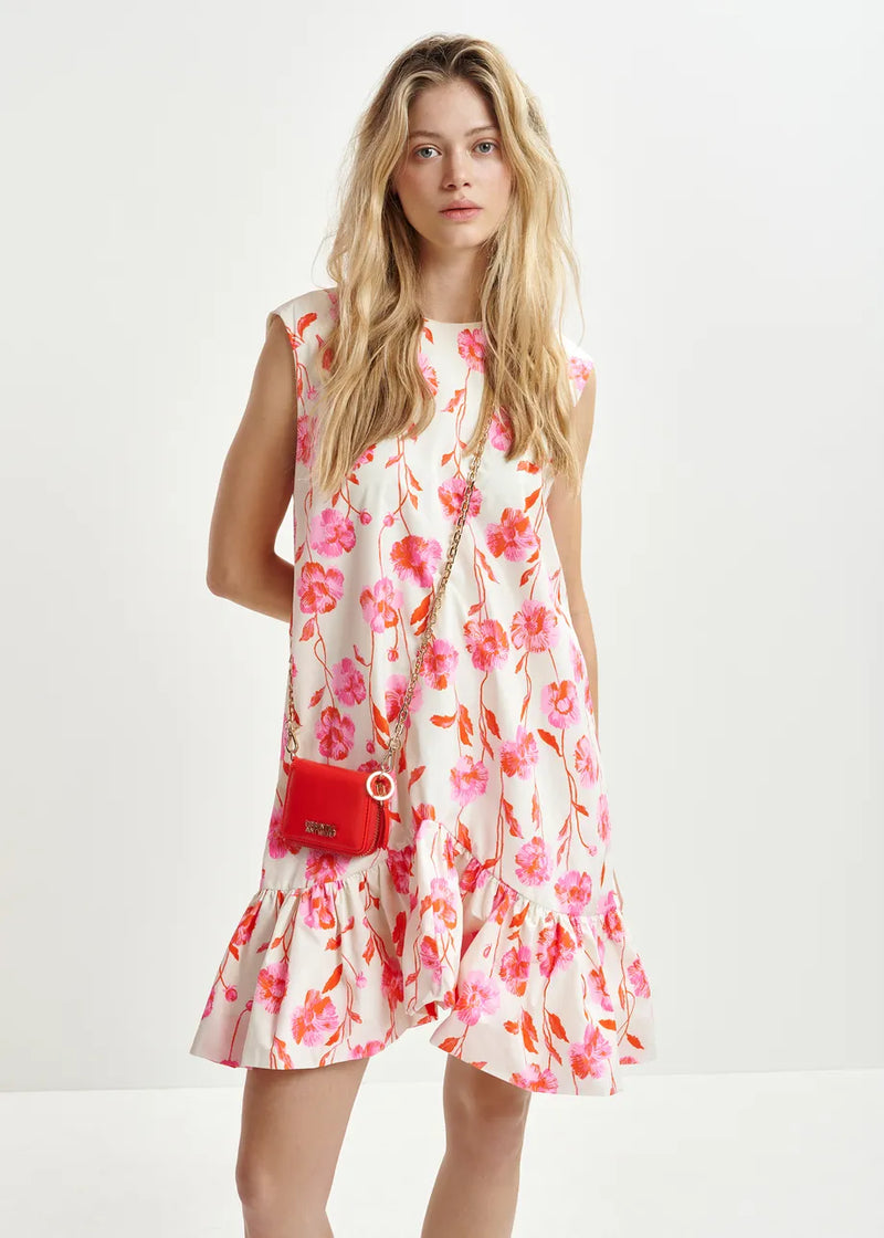 Essentiel Antwerp Hibernate Minidress - White/Red/Pink