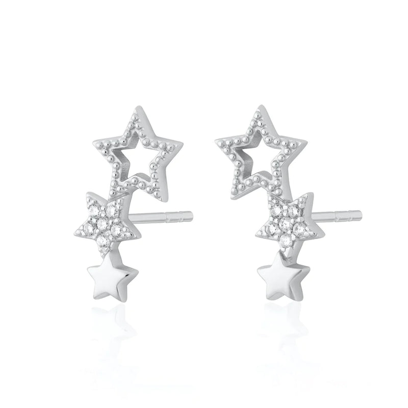 Scream pretty Hannah Martin Star Ear Climber Stud Earring - Available in Two Different Colours