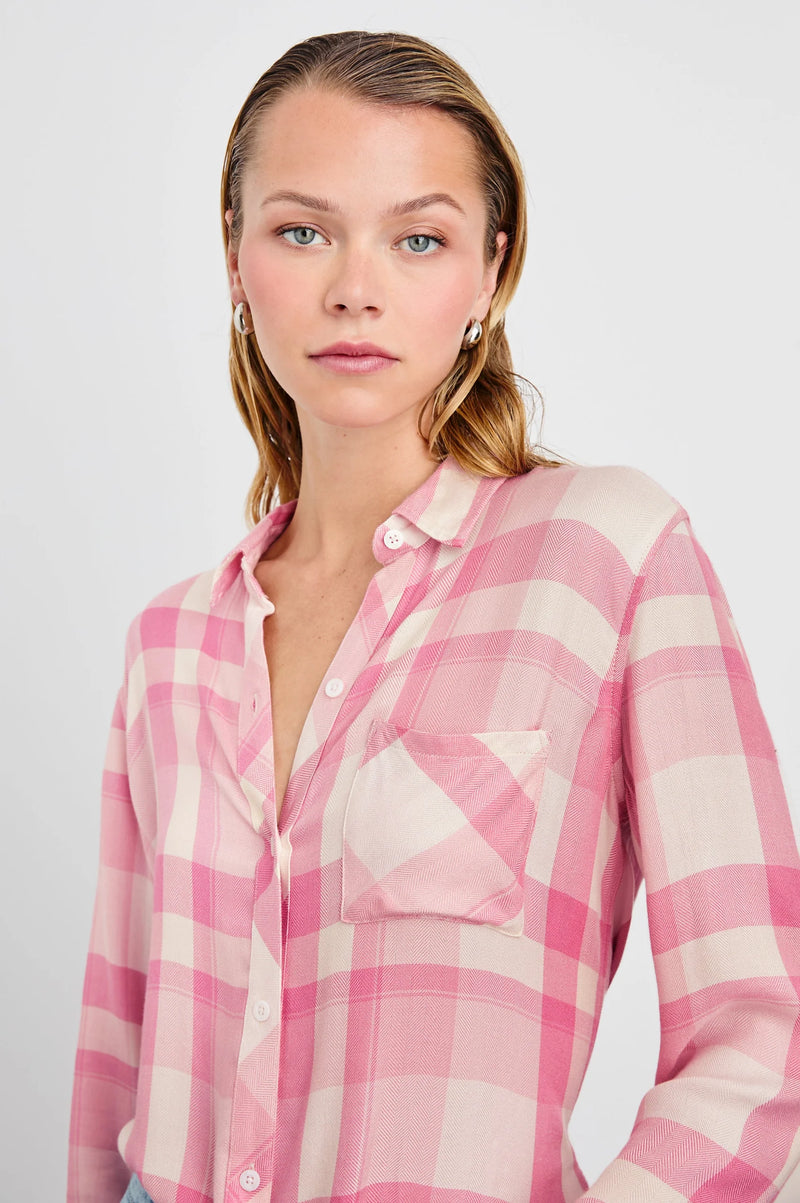 Rails Hunter Shirt - Ivory Rose