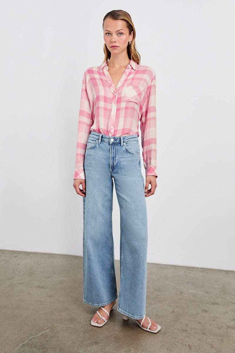 Rails Hunter Shirt - Ivory Rose