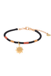 Mishky Golden Sun Bracelet - Black/Orange/Gold