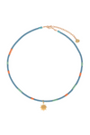 Mishky Golden Sun Necklace - Turquoise/Gold