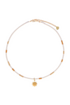 Mishky Golden Sun Necklace - Ivory/Gold