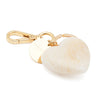 Vanessa Baroni Heart Key Chain Charm - Pearl Marble