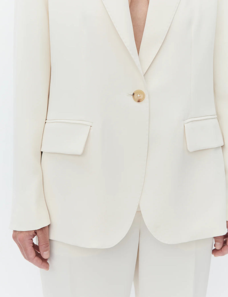 Day Birger et Mikkelson Hector Blazer - Ivory Shade Gaberdine