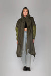 Rainkiss Herringbone Raincoat - Green