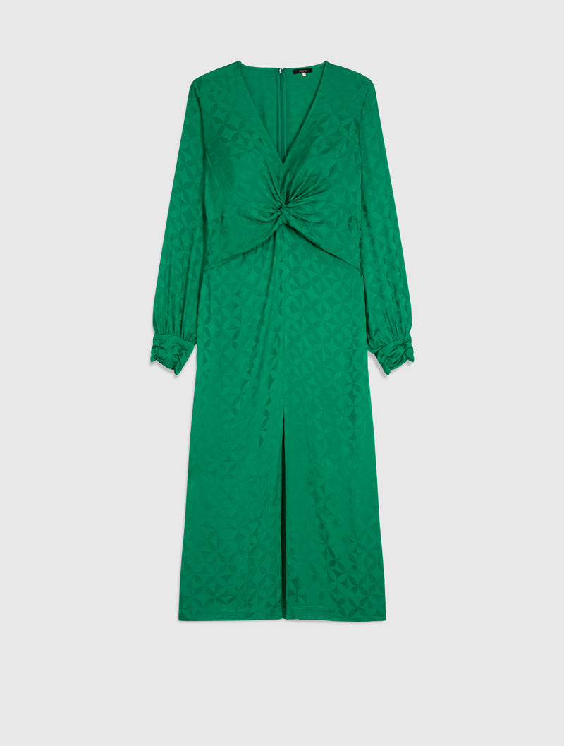 Idano Douce Uni Dress - Jardin