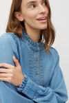 MBYM Gabrielle Blouse - Soft Blue
