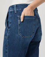Paige Mayslie Straight Ankle Jean - Dresden