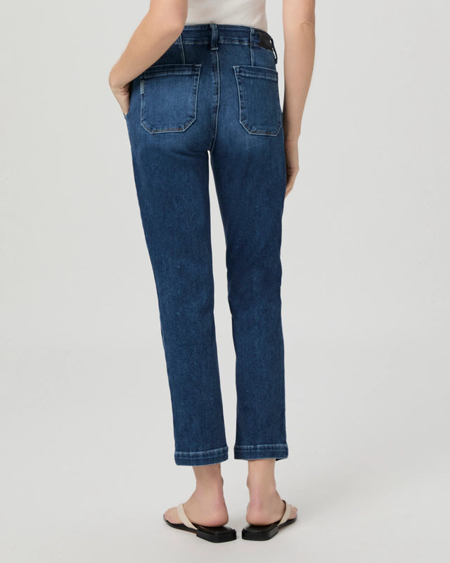 Paige Mayslie Straight Ankle Jean - Dresden