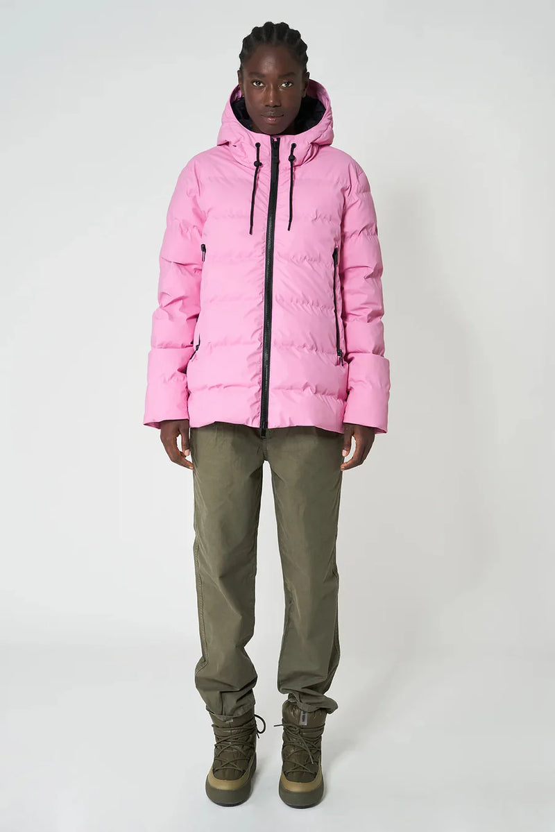 Tanta Nieve Quilted Raincoat - Moonlite Mauve