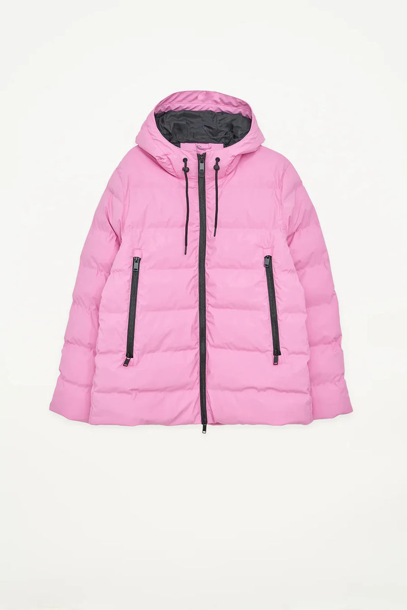 Tanta Nieve Quilted Raincoat - Moonlite Mauve