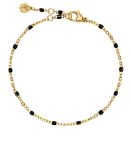 Edblad Perlina Chain Bracelet - Black/Gold