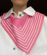 Le Scarf Striped Scarf - Pink & White