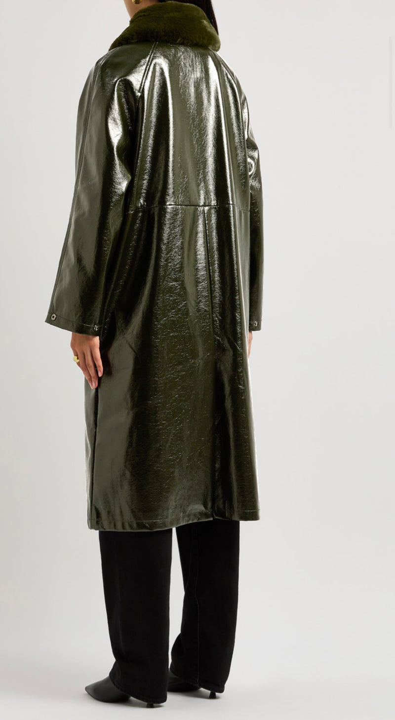 Jakke Lumi Rain Mac - Forest Green