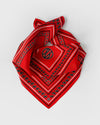 Lescarf Paisley Scarf - Red
