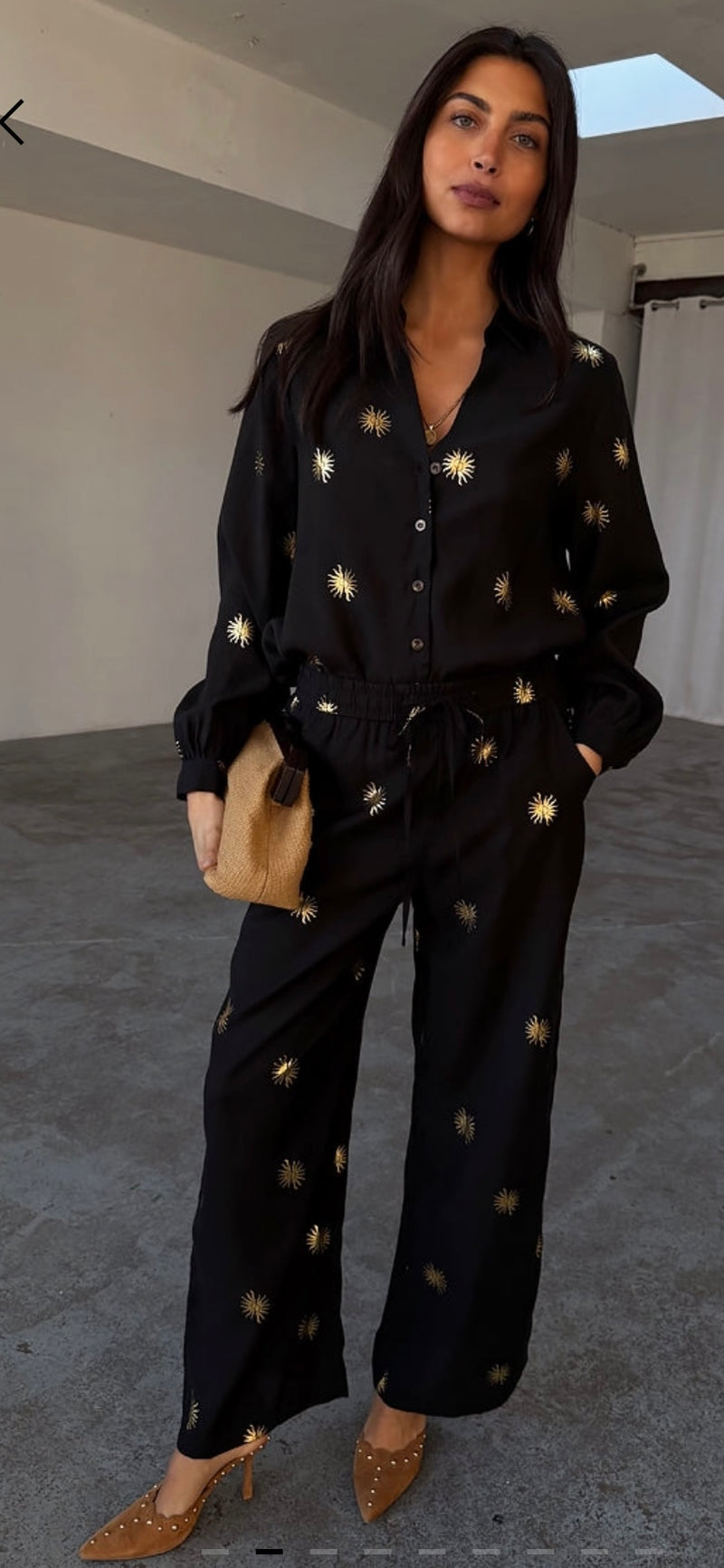 Never Fully Dressed Gold Sun Elissa Trousers