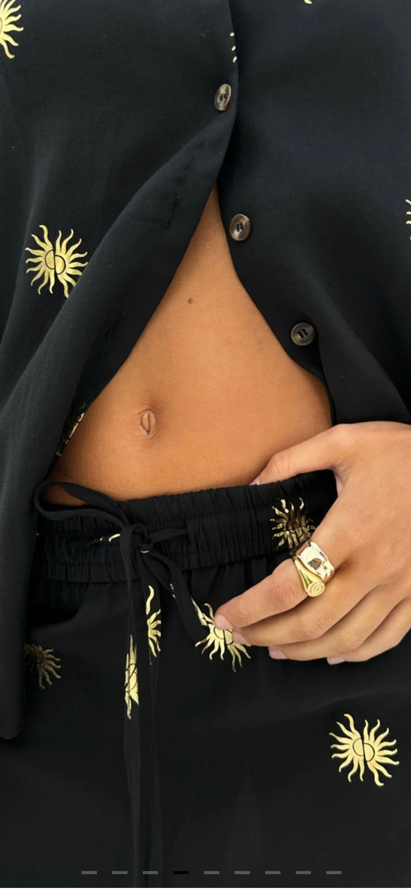 Never Fully Dressed Gold Sun Elissa Trousers