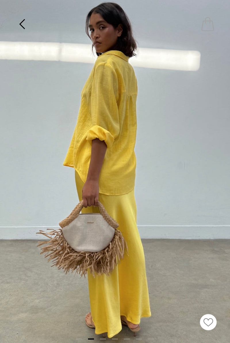 Never Fully Dressed Miley Shirt - Sunshine Yellow