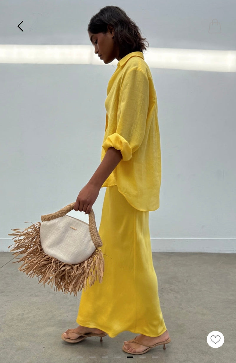 Never Fully Dressed Miley Shirt - Sunshine Yellow