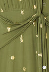 Never Fully Dressed Shell Midi Dress - Khaki