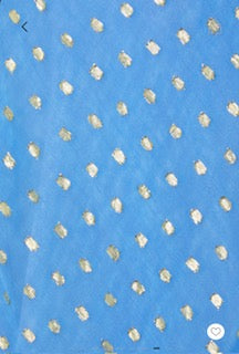 Never Fully Dressed Tilly Dress - Blue Jacquard