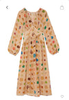 Never Fully Dressed Shell Reign Dress - Gold Multi