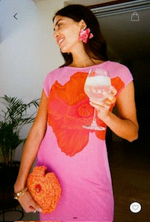 Never Fully Dressed Pink Poppy Sleeveless Mesh Dress - Pink Poppy