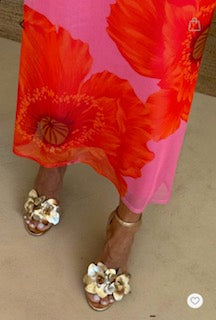 Never Fully Dressed Pink Poppy Sleeveless Mesh Dress - Pink Poppy