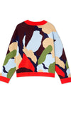 Never Fully Dressed Abstract Callie Cardigan - Navy