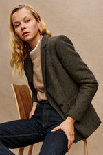 Rails Jac Blazer - Camel/Black Herringbone