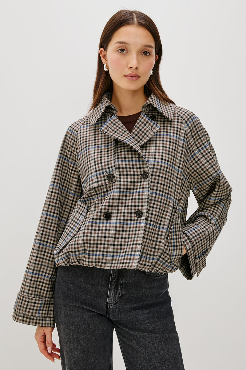 Rails Jett Jacket - Mocha Check