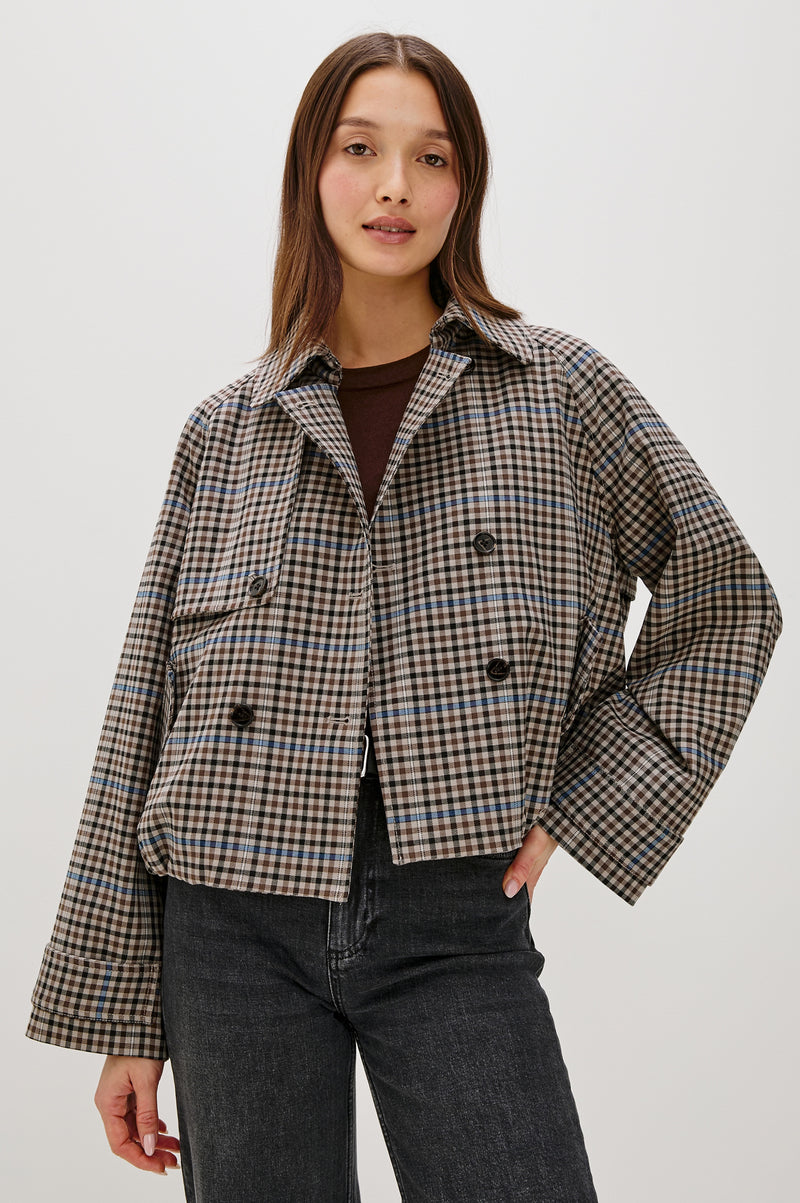 Rails Jett Jacket - Mocha Check