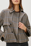 Rails Jett Jacket - Mocha Check